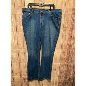 Carhartt 20x32 traditional fit NWT bootcut jeans denim pants blue stretch womens